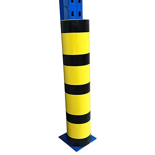 Oswald Transportgeräte Regalanfahrschutz Rammschutz, Höhe 600 mm, für Palettenregale mit Holmbreite 76-120 mm