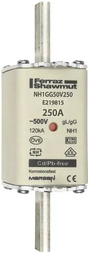 Mersen 1B175.000000 NH-Sicherung Sicherungsgröße = 1 250A 500V 1St.