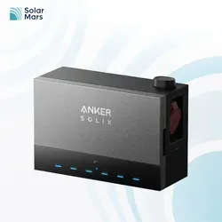 Anker Solix Power Dock mit Solarbank E2700 PRO3 - Powerstation mit 4 Schuko-Steckdosen, bis zu 4,8 kW AC-Ausgang und KI-optimierter Energieverwaltung für maximale Kosteneffizienz.