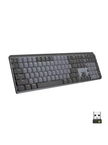 Logitech MX Mechanical (DE, Kabellos) - Kabellose mechanische Tastatur mit hintergrundbeleuchteten Tasten für präzises Tippen und Komfort, ideal für kreative Profis und Vielschreiber.