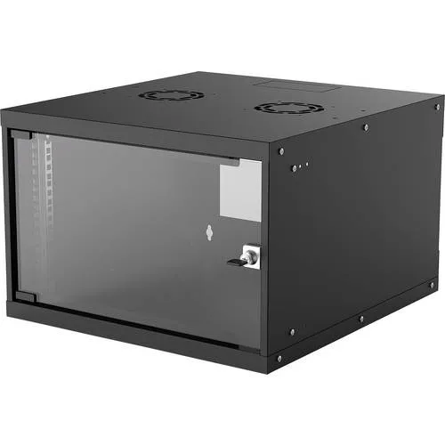 Intellinet Basic Line 6HE 19 Zoll Wandgehäuse Schwarz - Praktisches 6HE Wandgehäuse für 19"-Anwendungen. Robuste Bauweise mit galvanisiertem Stahlrahmen und antistatischer Pulverbeschichtung. Ideal für die effektive Installation Ihrer Netzwerkkomponenten.