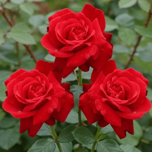 Rosen Pflanzen Rot - 1 Pflanze - Stauden Winterhart Mehrjährig - Duftende Echte Rosen aus Holland - für Garten und Topf (keine Samen, nicht künstlich)