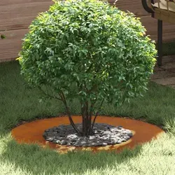 vidaXL Cortenstahl Pflanzkübel 70 cm Durchmesser - Garten-Zubehör mit langlebiger Cortenstahl-Konstruktion, ideal für außen und bietet rustikales Design für jede Gartenatmosphäre.