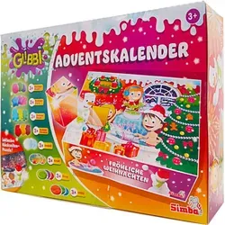 Simba Glibbi Adventskalender 105953614 - 24 Überraschungen für Badespaß - Spielzeug-Adventskalender mit 24 tollen Glibbi Überraschungen für jeden Badetag. Entdecken Sie sprudelnde Badebomben, Glibber und Schleim für grenzenlosen Badespaß, dermatologisch getestet und sicher für Kinder ab 3 Jahren.