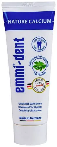 Emmi-Dent Ultraschall Zahncreme nature 75 ml - Zahnpasten mit besonders sanfter Formel für effektive Zahnreinigung und optimale Mundgesundheit.