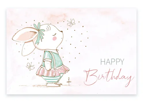 Premium Geburtstagskarten Happy Birthday 18x12cm + 5 Kuverts Karten Geburtstag 5