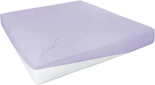 Primera Spannbettlaken Elasthan-Feinjersey - Spannbettlaken aus 95% gekämmter Baumwolle und 5% Elasthan, pflegeleicht und bügelarm, ideal für Wasserbetten, mit Rundumgummizug für perfekten Sitz.