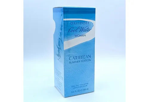 DAVIDOFF Eau de Toilette Cool Water Woman Caribbean Summer Edition 100 ml - Frischer Duft für die Sommermonate, ideal für den täglichen Gebrauch. Erleben Sie ein Gefühl von Freiheit und Leichtigkeit.