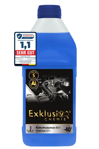 Exklusiv Chemie G11 Kühlerfrostschutz bis -40°, 1 L, Kühlmittel Blau
