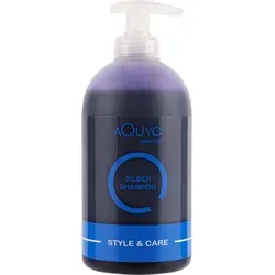 Style & Care Silber Shampoo, Anti Gelbstich Shampoo für graues, hell gefärbtes oder blondes Haar (500ml) | Silbershampoo spendet Feuchtigkeit und...