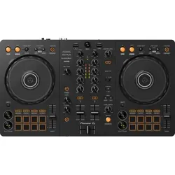 Pioneer DJ DDJ-FLX4 - Professioneller DJ-Controller mit 2 Kanälen, einfach zu bedienen und ideal für fortgeschrittene sowie Hobby-DJs