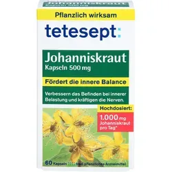 Tetesept Johanniskraut 500 mg Kapseln 60 St