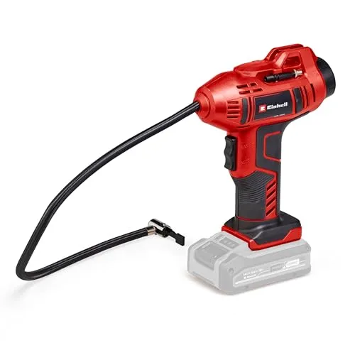 Einhell Akku-Autokompressor CE-CC 18 Li-Solo - 18 V, max. 11 bar, digitales Manometer und automatische Abschaltfunktion für sicheres Reifenbefüllen