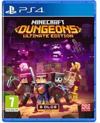 Minecraft Dungeons Ultimate Edition - PS4 [EU Version] - Games - Erlebe das komplette Abenteuer mit dem Grundspiel und allen 6 DLCs, darunter neue Mobs, Levels und einzigartige Ausrüstungen für bis zu 4 Spieler im Koop-Modus!