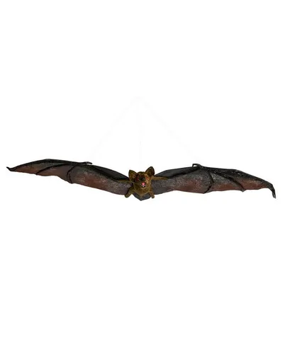 Horror-Shop Dekoobjekt Braune Deko Fledermaus zum Hängen 54cm