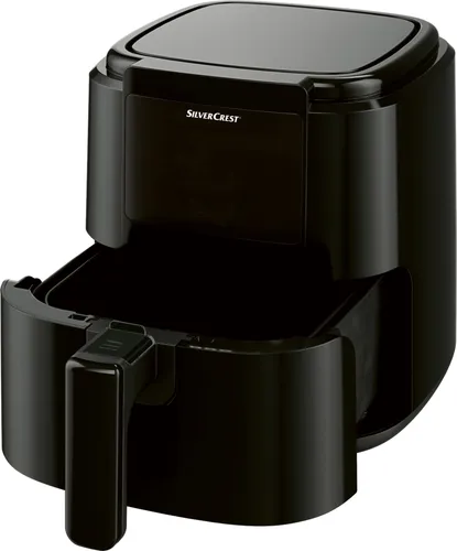 SILVERCREST® Digitale Heißluftfritteuse SHFD 1400 C1 - 1400 W schwarz - Fritteusen - Frittieren ohne Öl! Vielseitig: Frittieren, Grillen, Backen und Garen mit 8 automatischen Programmen und optimaler Wärmezirkulation.