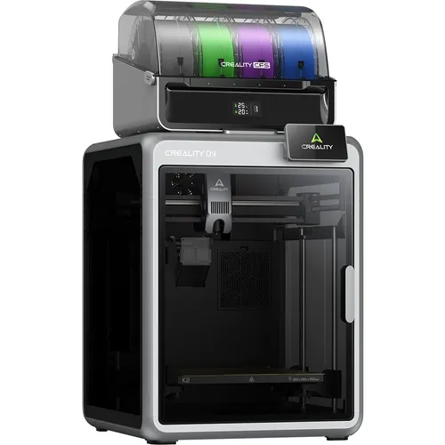 Creality K2 Combo 3D-Drucker - Professioneller 3D-Drucker mit Mehrfarben- und Multimaterialdruck, intelligentes Filamentmanagement und einfacher Konnektivität für kreative Projekte.
