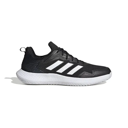 adidas Tennisschuhe Defiant Speed Clay/Sandplatz schwarz/weiß Herren Größe 46 (11,5) - Tennisschuhe mit leichtem Mesh-Obermaterial und Adiwear Außensohle für blitzschnelle Action auf dem Court. Mittelfußunterstützung bietet optimalen Halt für kraftvolle Konter.
