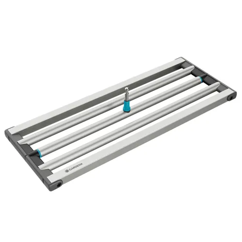 Rasenrakel 760 mm ohne Stiel – Effizientes Arbeiten - Ideal zum gleichmäßigen Verteilen von Erde oder Sand auf großen Flächen. Abgerundete Innenplatten und Ecken schützen den Rasen. Kompatibel mit combisystem-Stielen und aus robustem beschichtetem Stahl.