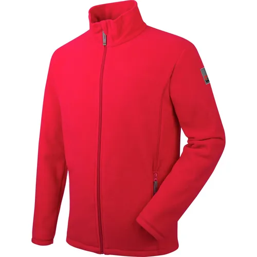 Würth MODYF Fleecejacke Peter Arbeits-Fleecejacke für Herren Weiche, warme, robuste Fleecejacke mit Reißverschluss, Rot