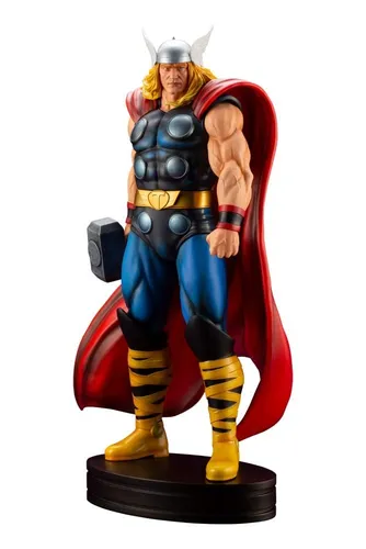 Kotobukiya Marvel The Avengers ARTFX Statue Thor 1/6 PVC 35 cm - Detailgetreue Thor-Figur aus der Marvel-Reihe, 35 cm groß, ideal für Sammler und Marvel-Fans, hochwertige Verarbeitung und lebendige Farben.