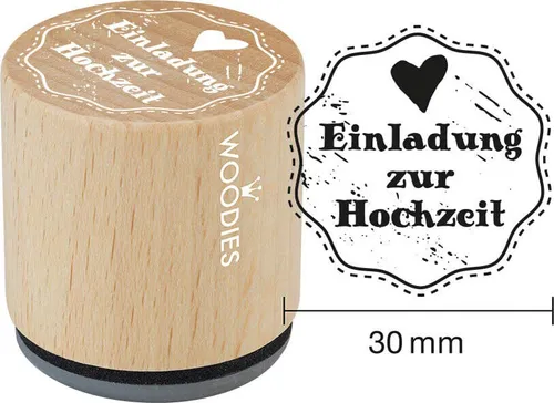 COLOP Motiv-Stempel Woodies "Einladung zur Hochzeit"