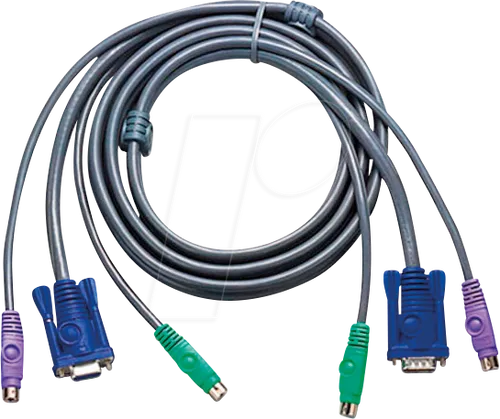 ATEN 2L-5005PC - KVM Kabel, VGA, PS/2, 5 m