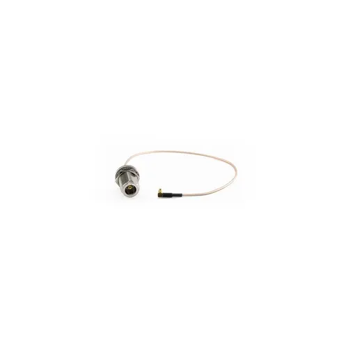 Pigtail N-Einbaubuchse zu MMCX-Stecker, gewinkelt 90°, 25 cm