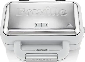 Breville DuraCeramic Sandwichmaker VST070X - Sandwichtoaster für 2 Scheiben, tiefen Platten für mehr Zutaten und optimierte Wärmeübertragung
