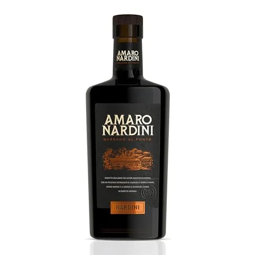 Nardini Amaro Kräuterlikör - Likör & Kräuterschnaps – Italienischer Kräuterlikör mit einer einzigartigen Mischung aus Kräutern und feiner Süße, perfekt für Genießer!