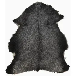 Provellus Schaffell Dunkelgrau 60x100 cm – Eleganter Fellteppich - Hochwertiges Gotland Schaffell in einzigartigen Grautönen. Ideal für eine warme Atmosphäre im Wohnbereich. Jedes Stück ist ein Unikat mit weicher Lockenstruktur und edler Optik.