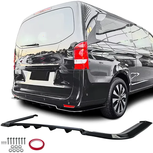 Heck Diffusor Spoiler Schwarz Glanz passt für Mercedes Vito W447 2014-2019
