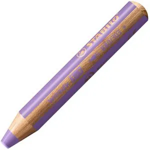Stabilo Buntstifte woody 3 in 1, 880/303, Multitalent-Stift, pastelllila, 1 Stück