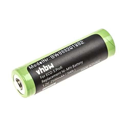 vhbw Akku kompatibel mit Tondeo ECO-S Rasierer, Haarschneider (2500 mAh, 1,2 V, NiMH)