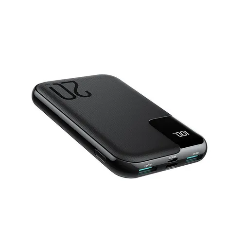 Powerbank 10.000 mAh USB-A Zusatzakku Ladegerät Batterie schwarz