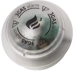 3GAS+ round Gassensor - Gaswarner für Wohnmobile, Wohnwagen und Boote - der kleinste professionelle 12-V-Gasalarm sorgt für Sicherheit im Urlaub und schützt Ihre Familie sowie Haustiere.