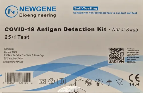 Newgene Antigen-Schnelltest – 25er Pack (25 x Einzeltests)