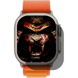 2x Blickschutz 9H Panzerhartglas für Apple Watch Ultra 2 - Smartwatch Zubehör mit Anti-Spy Blickschutz, der ab 30° den Bildschirm verdunkelt und gleichzeitig maximalen Schutz vor Kratzern und Stößen bietet.