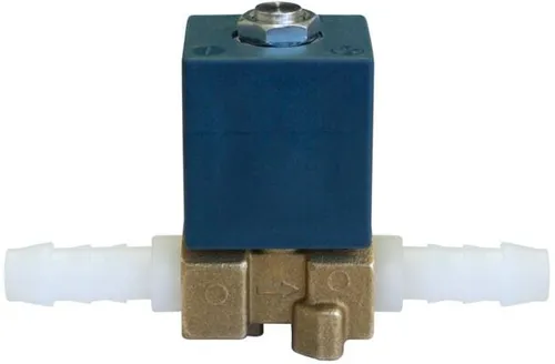 Lilie Magnetventil 12V für Druckpumpen - Elektrisches Absperrventil für LILIE-Druckpumpen, einfach zu montieren dank 2 Gewindelöchern. Inklusive 2 Anschlusstüllen für flexiblen Einsatz. Ideal für präzise Steuerung.