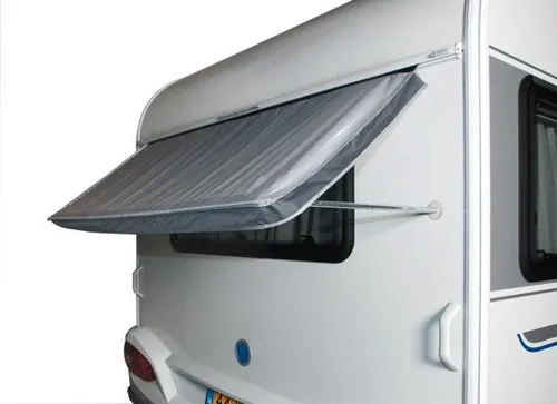 BO-CAMP Wohnwagen Markise 180x75cm - Markise für Wohnwagen, leicht und robust aus 190T Polyester, bietet UV-Schutz und schnellen Aufbau für angenehme Schattenplätze beim Camping und Outdoor-Aktivitäten.