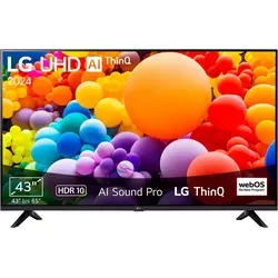 LG 43UT73006LA - 4K Ultra HD Smart TV 108cm, HDR und Alexa-kompatibel für ein beeindruckendes Fernseherlebnis