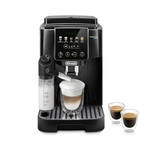 De'Longhi Magnifica Start ECAM220.91.B Kaffeevollautomat - Kaffeevollautomaten mit LatteCrema-Milchsystem für perfekten Cappuccino und frischen Kaffee, 5 Direktwahl-Tasten für einfache Bedienung.