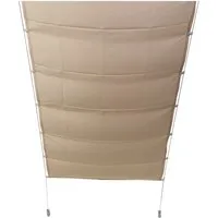 Floracord Sonnensegel Bausatz 330x140 cm Elfenbein - Sonnenschutz-Segel mit 95% UV-Schutz, wasserabweisend und flexibel einsetzbar im Garten oder auf der Terrasse. Einfach zu montieren mit Seilspanntechnik für individuellen Schatten.