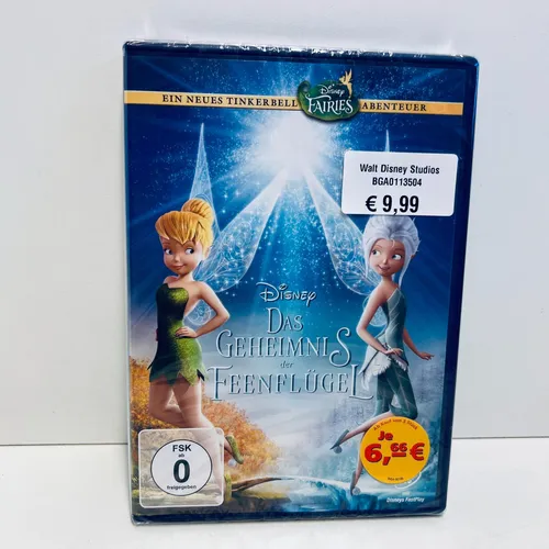 DVD - Disney - Das Geheimnis der Feenflügel - Tinkerbell - NEU