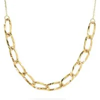 CHRIST Goldkette Damen-Kette 375er Gelbgold - Ketten ohne Anhänger, aus 375er Gelbgold mit diamantierter Oberfläche, modernem Stil und sicherem Karabinerverschluss – ein elegantes Schmuckstück für jeden Anlass.