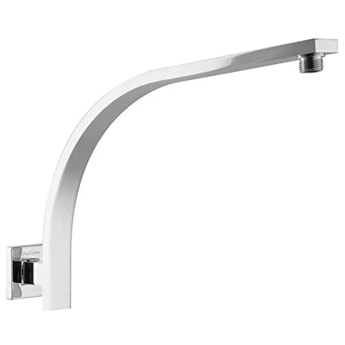 PaulGurkes Design Zulaufarm Wandarm für Kopfbrausen - Hochwertiger Zulaufarm aus massivem Messing mit eleganter Verchromung. Ideal zur Anpassung bei tiefen Installationen – bietet einen Höhengewinn von 23 cm. Perfekt für eine stilvolle Dusche.