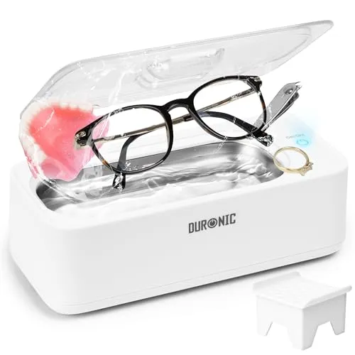 Duronic UC30 Ultraschallreiniger - Ultraschallreinigungsgerät für Schmuck und Brillen, mit 53 kHz für gründliche und schonende Reinigung ohne Chemikalien.