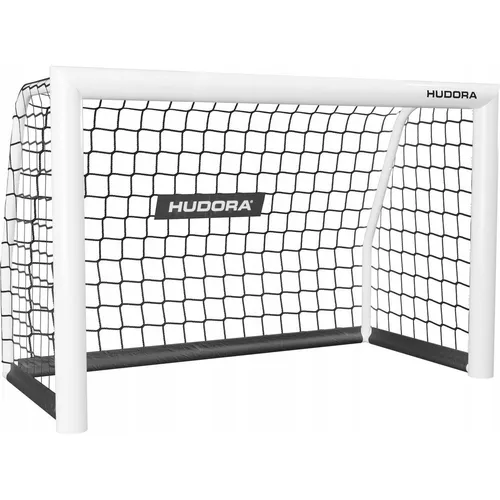 Hudora Fußballtor Advanced - Hochwertiges Fußballtor für Kinder und Erwachsene - Outdoor-Fußballtor für Garten, stabil und wetterfest, ideal für Fußballtraining mit einfachem Aufbau in Größen von 120-300cm.