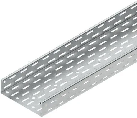 Niedax RL 60.500 Kabelrinne, 60x500x3000 mm - Kabelrinne aus bandverzinktem Stahl, ideal für eine sichere Kabelverlegung und gemäß DIN EN 61537, mit praktischer Lochperforation für einfache Montage.