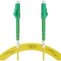 hb-digital Glasfaserkabel 20m Simplex LC/APC-LC/APC, G.657.A2 - Hochwertiges Glasfaser-Patchkabel für zuverlässige Netzwerkverbindungen. Mit LC/APC-Steckern und bend-optimierter Technologie eignet es sich ideal für professionelle Installationen und sorgt für minimale Dämpfung.